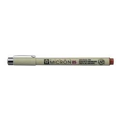 Sakura Pigma Micron 05 fineliner 0,45 mm – set 6 barv - Rjava