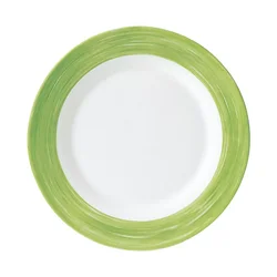 Globoki krožnik Arcoroc Brush, premer 22,5 cm, zelen (24 kos)