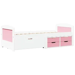 Vidaxl Dnevna postelja z 5 predalibrez vzmetnice IRUN 90x200cm