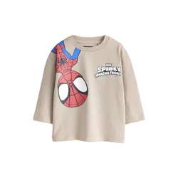 Next Majica Spidey modra / greige / rdeča / bela