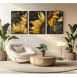 WALLXPERT Dekorativna uramljena MDF slika (3 komada) Mp3 00105 21 x 30