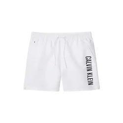 Calvin Klein Underwear Kratke kopalne hlače CALVIN KLEIN MEDIUM DRAWSTRING Costumi da bagno bela