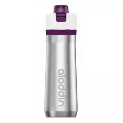 Izolirana steklenička Aladdin Active Hydration Tracker 0,60l, vijolična