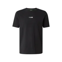 BOSS Majica TS_Join GRX črna / srebrna