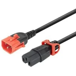MicroConnect Kabel napajalni C14 -C15, črn 2m IEC Lock + Dual Locking - IEC Lock