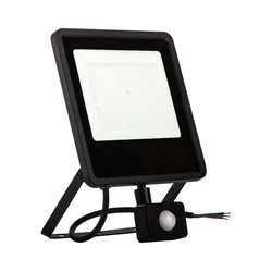 Spoljni LED reflektor sa senzorom, 100 W, 230 V, 4000 K, IP65, crni