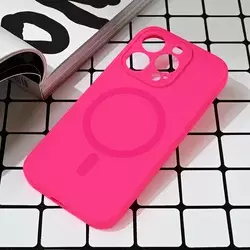 Torbica Magsafe Pure color za iPhone 15 Pro 6.1 pink