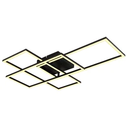 Globo 67227-40NBSH - LED prigušiva plafonska svetiljka GABRIEL 40W/230V dimenzije 51x74 cm + daljinski upravljač