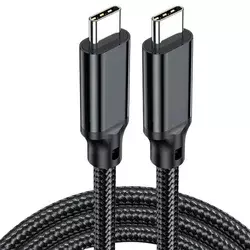 Xwave USB Kabl TipC M/M 5A 240W 20Gbps 1m black aluminium