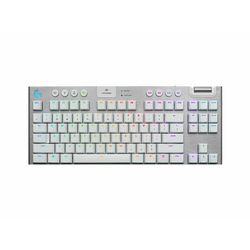 LOGITECH Bežična gejmerska tastatura G915 TKL Lightspeed Wireless (Bela) 920 009664