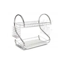 Rosberg Ocedjivač za sudove R53000H, Sa 2 nivoa, Hromiran, 40x25x39cm