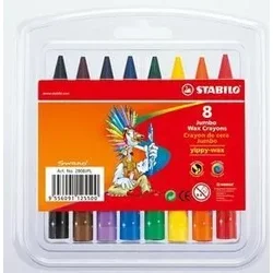 STABILO voščenke Yippy Wax Jumbo 1/8, 8 kom