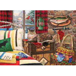 Cobble Hill - Puzzle Lodge Cat - 1 000 kosov