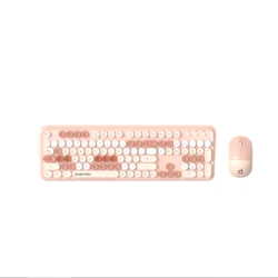 Ewadn Tastatura, Bežična, Bluetooth, Roze-bela