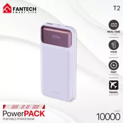 Power Bank Fantech T2 10000mAh QC,PD,22.5W ljubicasti