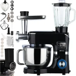 Ruhhy planetarni kuhinjski robot s blenderom i grijanom posudom – 2000W, 6.2L, multifunkcionalni 10u1