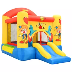 Happy Hop Trampolin na napuhavanje s toboganom 330 x 230 x 230 cm PVC