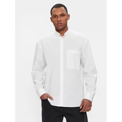 Calvin Klein Srajca Modern K10K111736 Bela Slim Fit