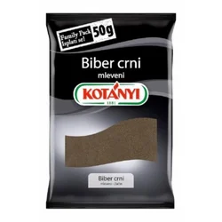BIBER MLEVENI CRNI KOTANYI 50G