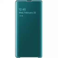 SAMSUNG preklopna torbica Clear View Cover (za Samsung Galaxy S10 Plus), zelena