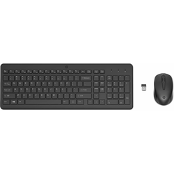 HP 330 Wireless Mouse and Keyboard Combination tipkovnica Miš priložen RF bežični Engleski Crno