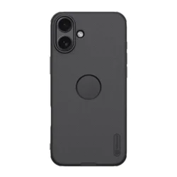 Maska za telefon Nillkin Super Frosted Shield Pro za iPhone 16 (sa logom), Crna