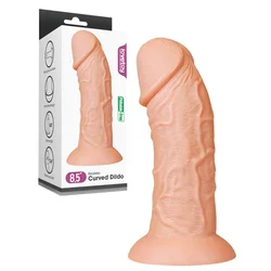 8.5” Realistic Curved Dildo