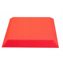 Akustični panel trapez 50x50cm, debelina 5cm, rdeč