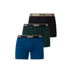 BOSS Boksarice Power encijan/temno modra/črna/bela