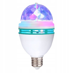 RGB disko E27 LED sijalka