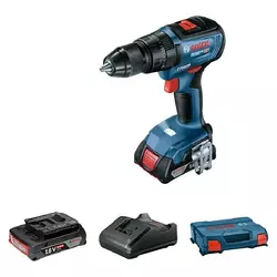 Bosch Professional Akumulatorska udarna bušilica GSB 18V-50 (18 V, 2 baterije, 2 Ah, Broj okretaja pri praznom hodu: 0 okr/min - 1.800 okr/min)