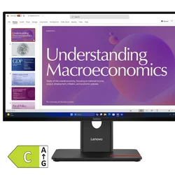 Monitor LENOVO ThinkVision T24D-40 23.8/IPS/1920x1080/120Hz/4ms/USB-C PD 100W,USB-C PD 15W, 3xUSB-A