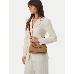 Guess Ročna torba Ella Logo Mini HWPD97 46730 Temno bež