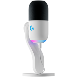 LOGITECH G Yeti GX RGB Gaming Microphone - LIGHTSYNC - OFF WHITE - USB
