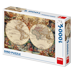 Dino - Puzzle Antique world map - 1 000 kosov