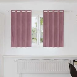Zavjese za zamračivanje 2 pcs Tamno ružičasta 140 x 140 cm