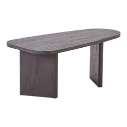 Temno rjava mizica 50x100 cm Melo – House Nordic