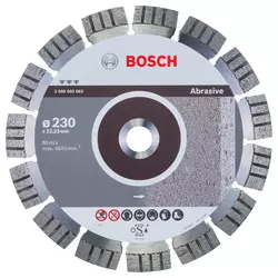 Bosch Dijamantska rezna ploča Best for Abrasive 2608602683, 230 x 22.23 x 2.4 x 15 mm