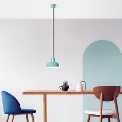 Opviq Luster Memati, 21-108cm, O19 cm Shade, Tirkizni