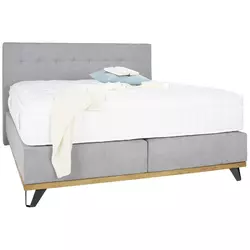 BOXSPRING KREVET siva