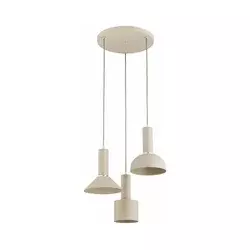 Luster na sajli VANTI 3xE27/15W/230V bež