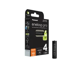 Panasonic Eneloop Pro baterija AAA, 4 kos