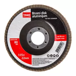 Brusni disk aluminijum, o115mm, granulacija 80 BD80A115