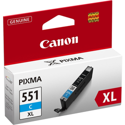 Kartuša Canon CLI-551C XL modra - original