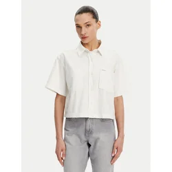 Guess Jeans Srajca W5GH0F D5NW1 Bela Regular Fit