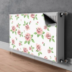 tulup.si Pokrov radiatorja Pastelne rože 100x60 cm
