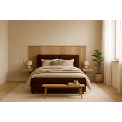 SIMPO Krevet Miran san 200x140 fiksni, Braon