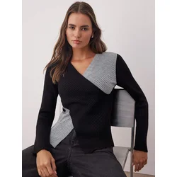 Trendyol Milla ženski duks Twoaw26Kz00178, crna-crna