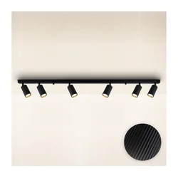 Brilagi - Spot svetiljka SELE MODERN 6xGU10/30W/230V crna