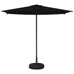 Vrtni Parasol s Podnožjem 270 x 270 cm Poliester Pravokutni